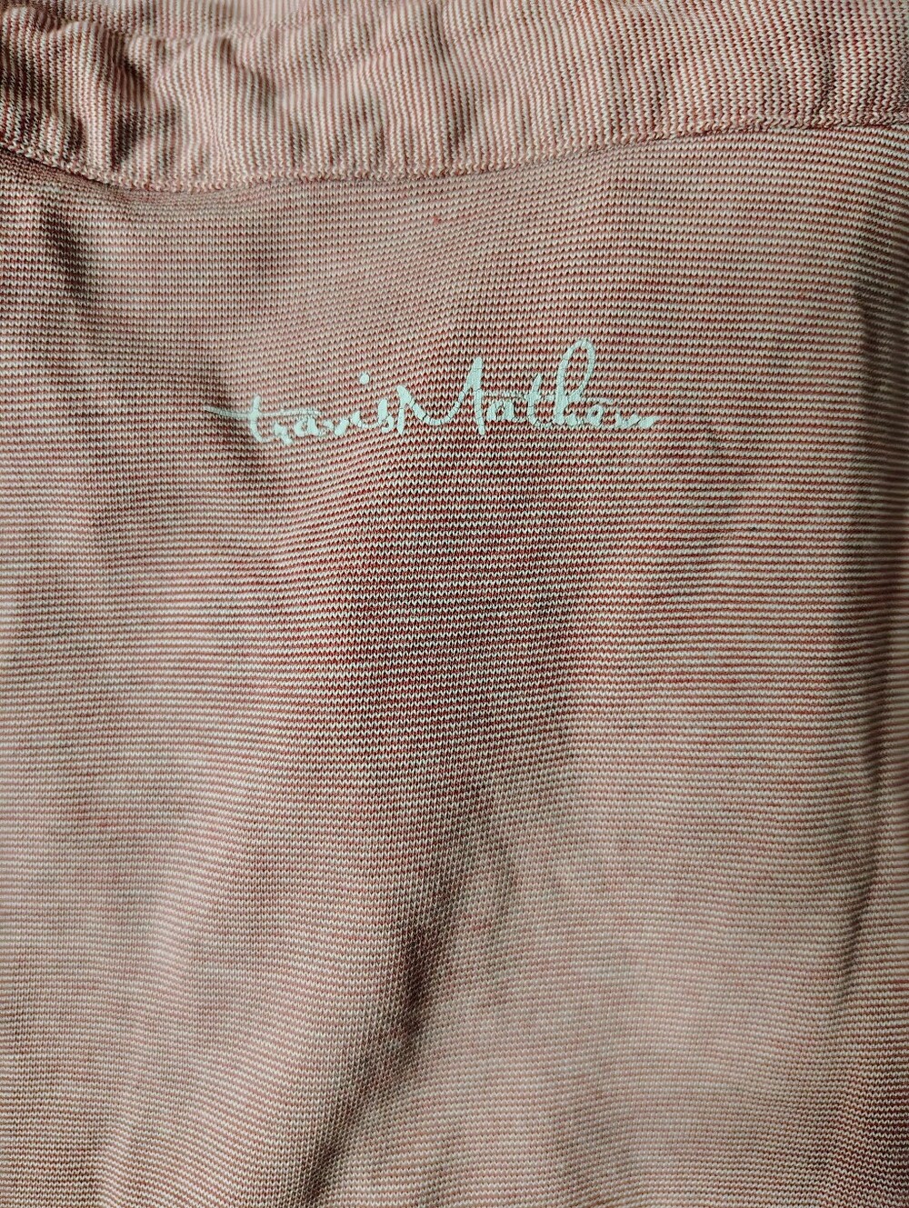 Travis Mathew Rose Pink Polo with Graphic Tee - Picture 7 of 8